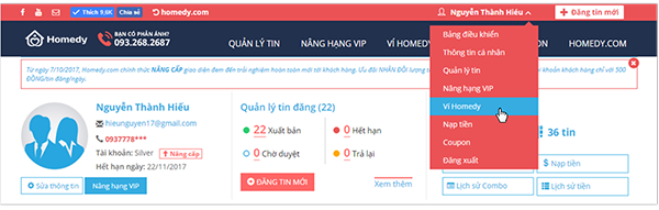 Homedy.com là một trong các trang đăng tin bđs miễn phí