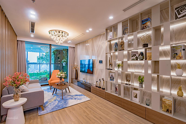 Mẫu căn hộ studio sống động